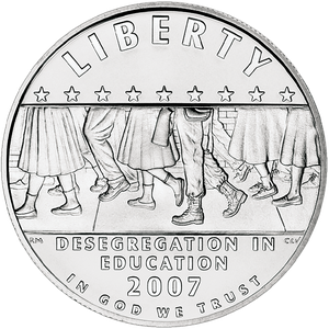 2007-P Little Rock Central High Desegregation Silver Dollar Main Image